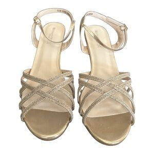 Touch Ups by Benjamin Walk Amara Sandals – Champagne – Size 10.5W – NWT